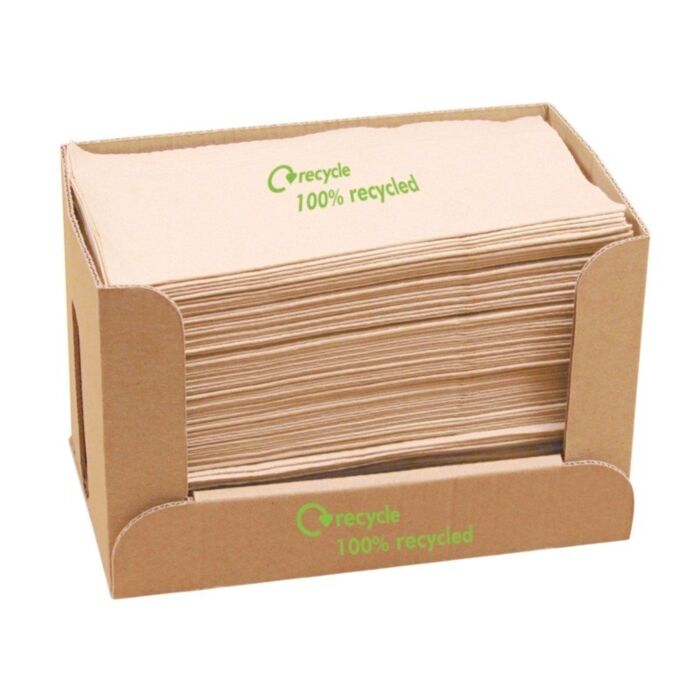 Servetten van kraftpapier HVS-select, gerecycled, 1-laags, wit, 6000 stuks