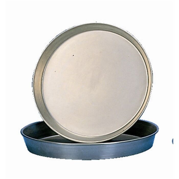 Pizzapan zwart staal 38mm Ø 25,5cm