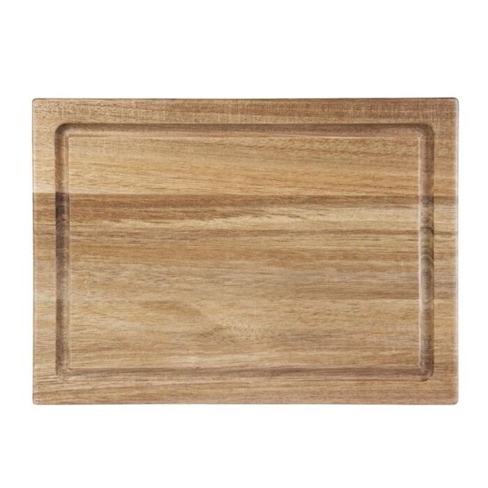 Olympia steakplank zonder inzet, acacia, 26x19cm