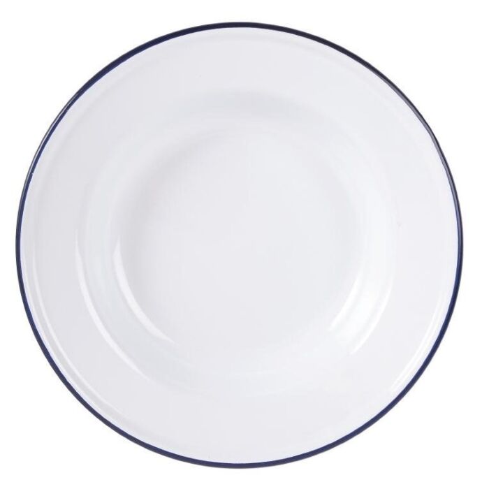 Olympia geëmailleerd soepbord 24,5cm (Box 6)