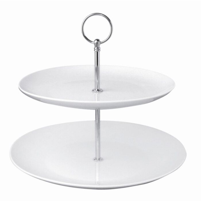 Olympia high tea cake etagère met 2 niveaus