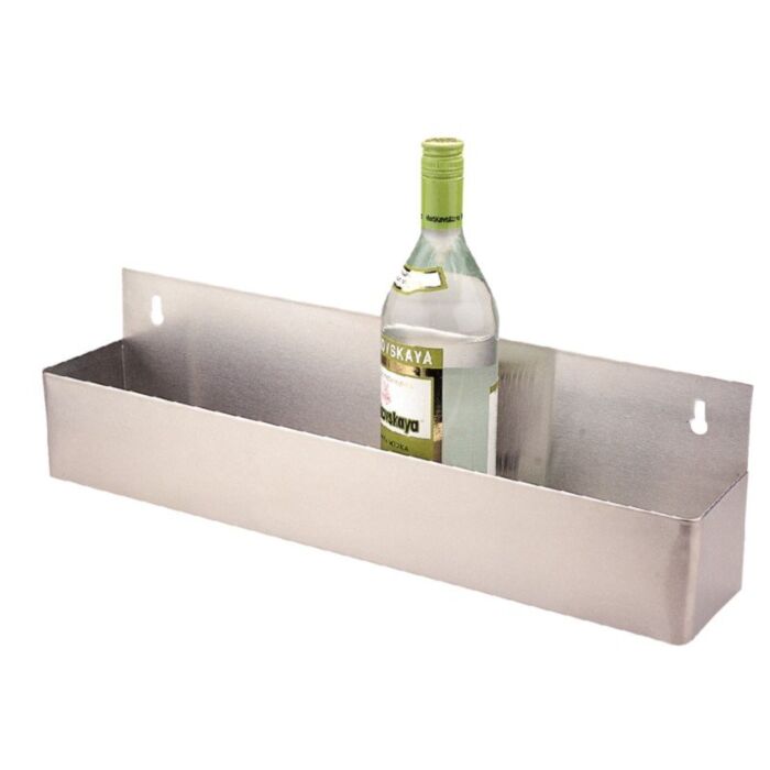 RVS flessenbak Olympia,  9(h) x 56(b) x 10(d)cm