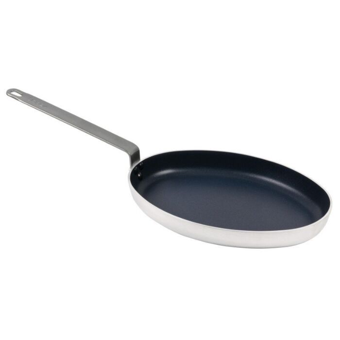 Vispan Vogue, aluminium, Teflon Platinum Plus anti-aanbak, ovaal, 5(h)x40(Ø)cm