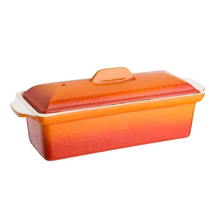 Paté terrine Vogue, oranje, 1,3ltr, 11(h)x34(b)x10,5(d)cm