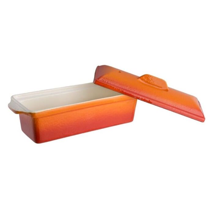 Paté terrine Vogue, oranje, 1,3ltr, 11(h)x34(b)x10,5(d)cm