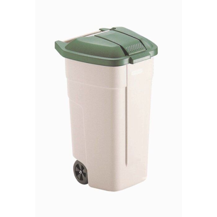 Rubbermaid rolcontainer met Groene deksel