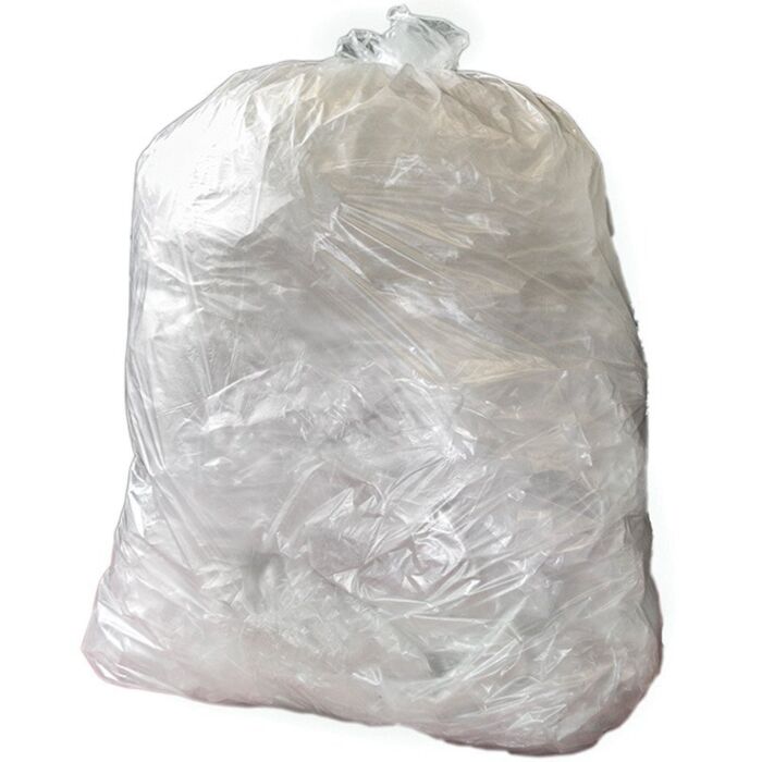 Jantex middelzware kwaliteit vuilniszakken 10kg transparant (Box 200)