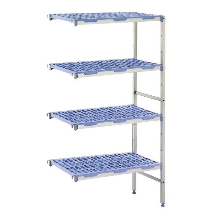 Tournus hoekrek 4 schappen 500(d)x1251(b)mm