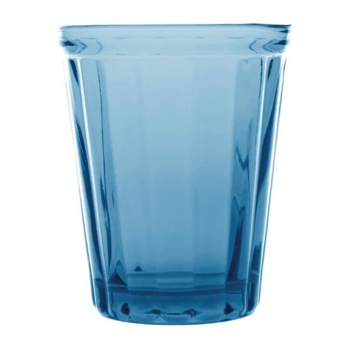 Olympia Cabot glazen tumbler blauw 26cl, 6 stuks