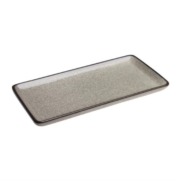 Olympia Mineral rechthoekig bord 33,5x16cm, 4 stuks