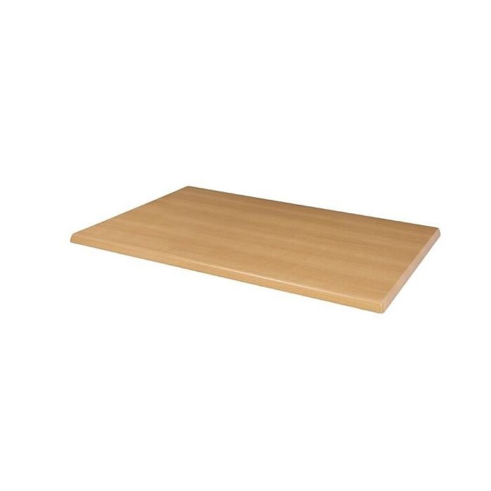 Bolero rechthoekig tafelblad beuken, 3(h) x 120(b) x 80(d)cm