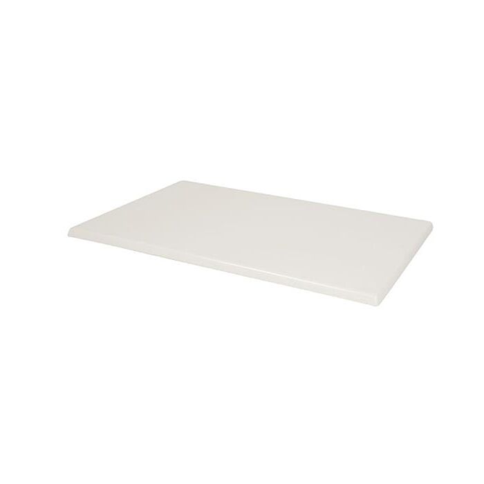 Bolero rechthoekig tafelblad wit, 120(b) x 80(d)cm