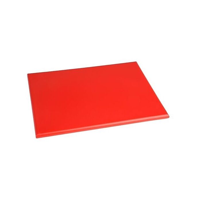 Hygiplas HDPE snijplank rood 300x225x12mm