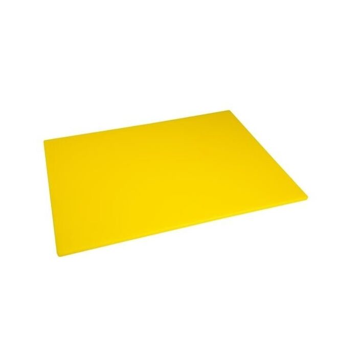 Hygiplas LDPE snijplanken geel 10(h) x 600(b) x 450(d)mm