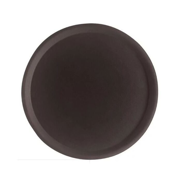 Cambro Camtread rond antislip glasvezel dienblad zwart 40,5cm