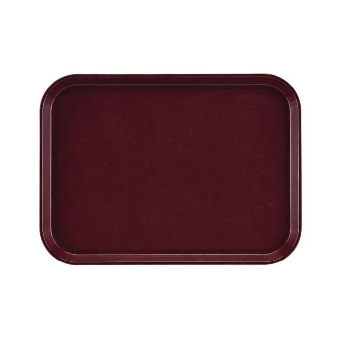 Cambro Epictread rechthoekig antislip glasvezel dienblad bordeaux 35x27cm