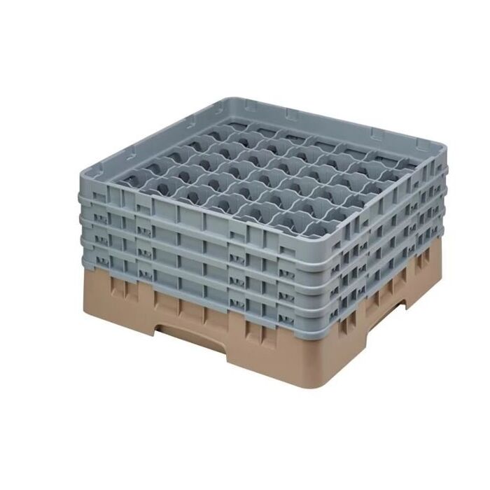 Cambro Camrack vaatwaskorf met 49 compartimenten max. glashoogte 21,5cm