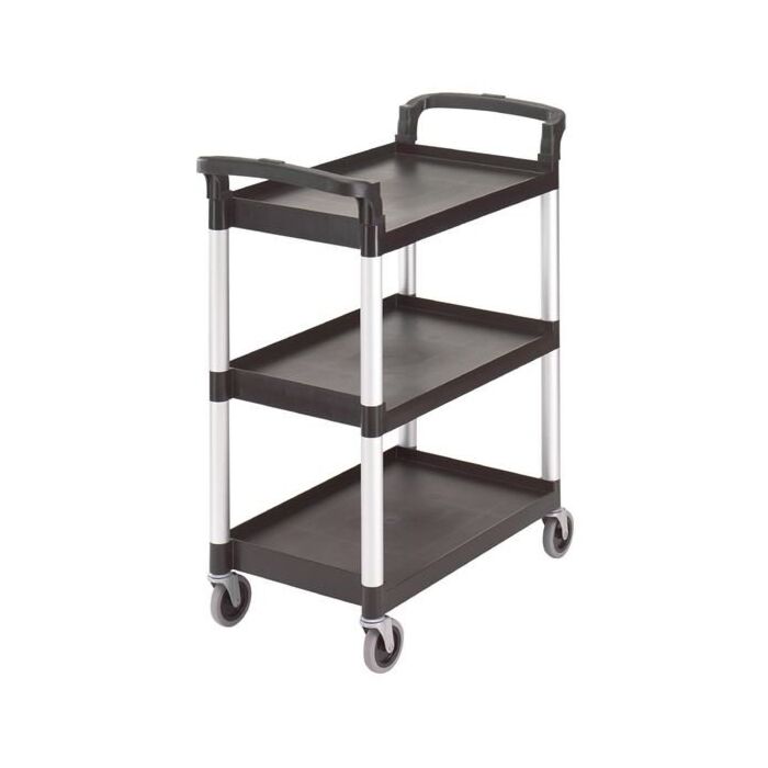 Cambro KD serveerwagen met 3 bladen zwart