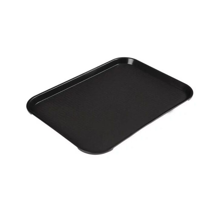 Cambro polypropyleen fastfood dienblad zwart 41x30cm