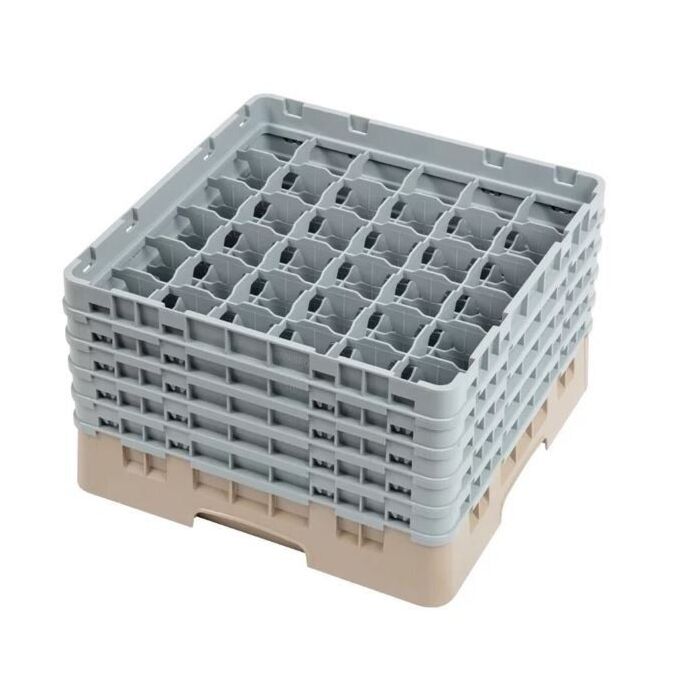 Cambro Camrack vaatwaskorf met 36 compartimenten max. glashoogte 25,7cm