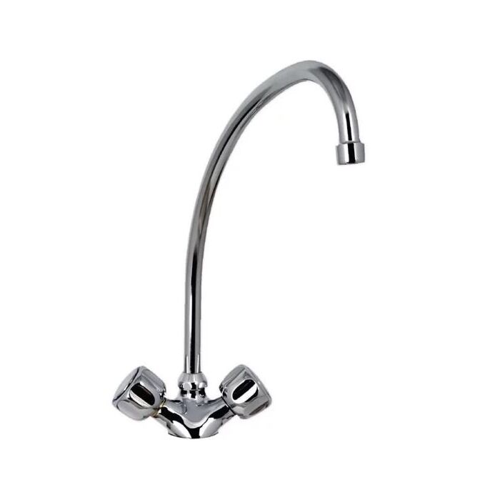 Monobloc mengkraan met 90° hendels en zwenkkraan van 30cm