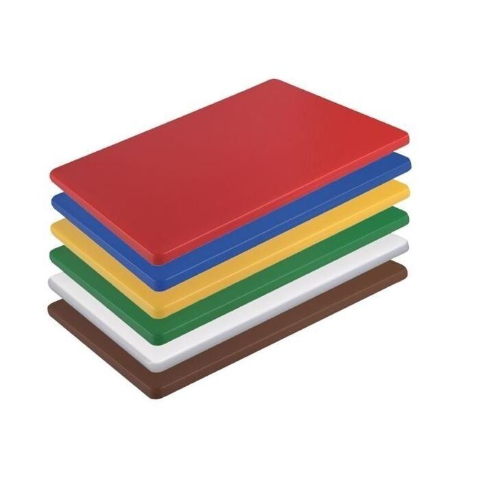 Hygiplas HDPE kleine snijplanken set 300x225x12mm