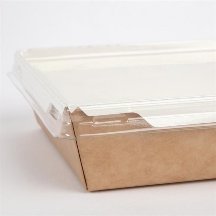 Colpac Fuzione kraft voedselbakjes met deksel recyclebaar 1000ml