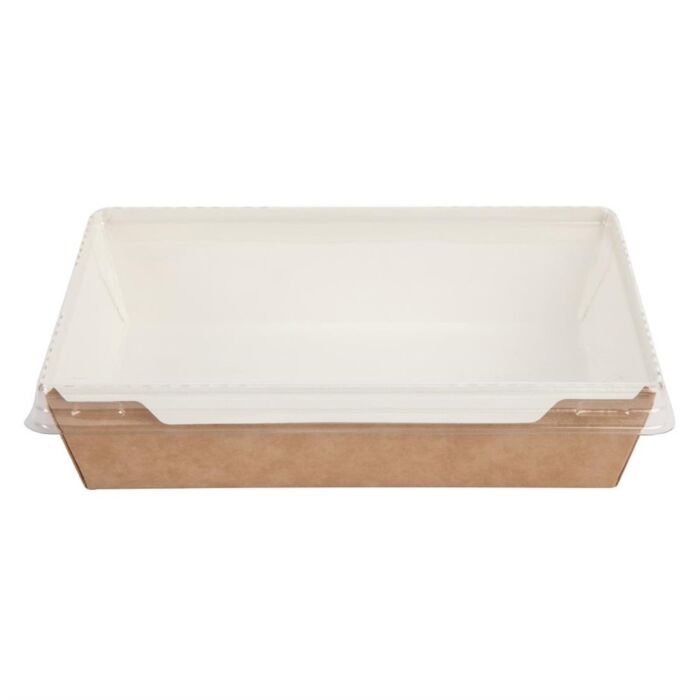 Colpac Fuzione kraft voedselbakjes met deksel recyclebaar 1000ml