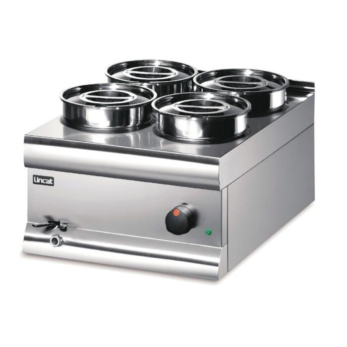 Lincat Silverlink 600 bain marie BS4W 4 x 4,5L, 32,5(h) x 45(b) x 60(d)cm, 230V