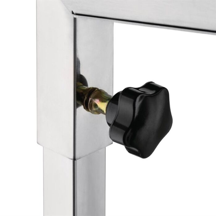 Buffalo RVS houtskoolbarbecue, 82(h) x 93(b) x 31,5(d)cm