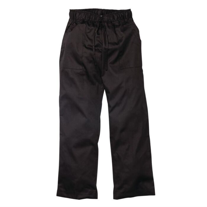 Chef Works Executive dames pantalon zwart M, Taillemaat: 86-91cm. Binnenbeenlengte: 80cm.