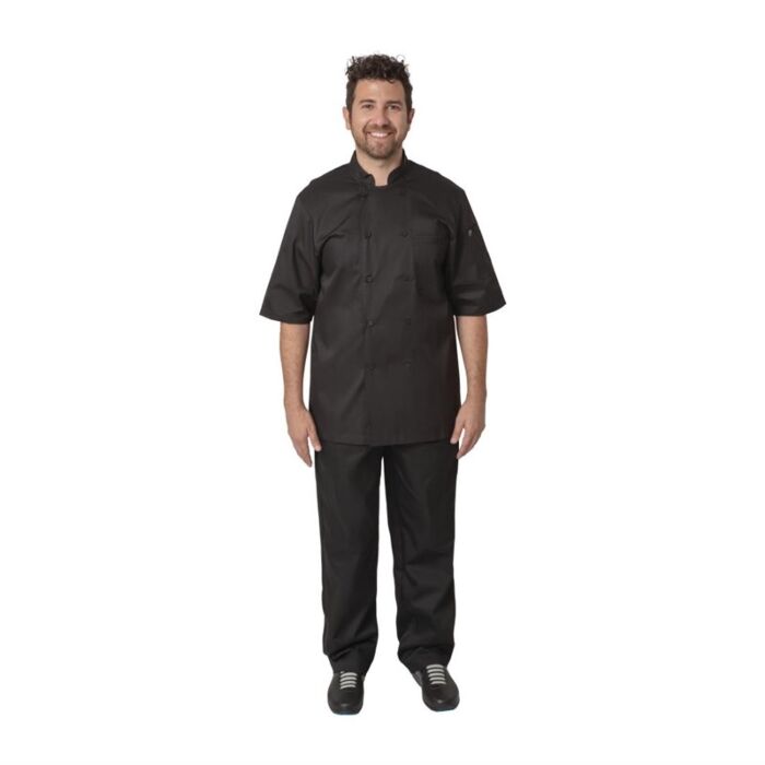 Chef Works Montreal Cool Vent koksbuis zwart XL, Borstomvang: 122-127cm