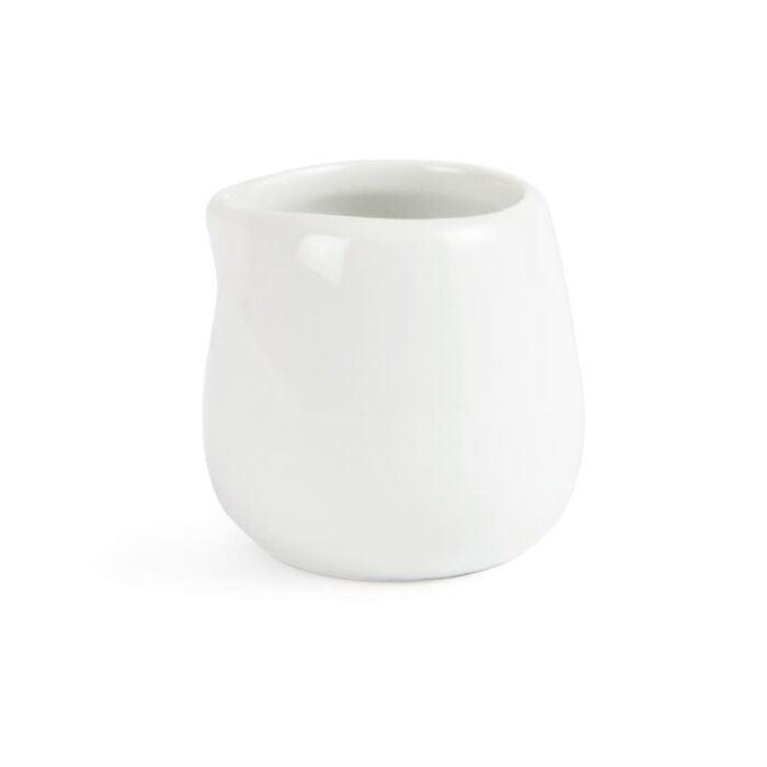 Olympia Whiteware melkkannetjes 4,3cl, 5cm(h) x 5cm(b) x 5cm