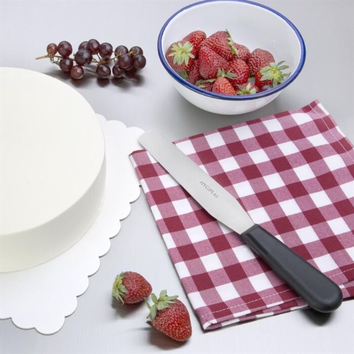 Hygiplas recht paletmes 15cm zwart, 25,9(l)cm