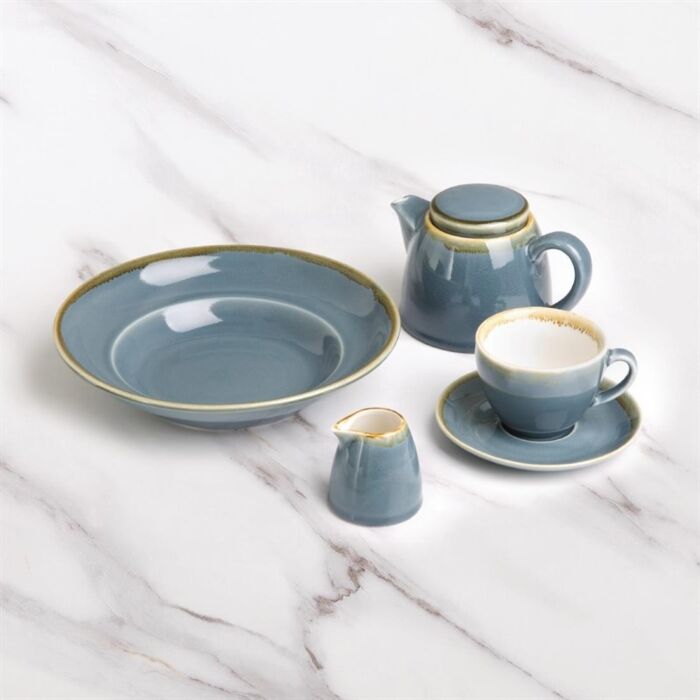 Olympia Kiln pastakommen oceaanblauw 250mm (4 stuks), 25(Ø)cm