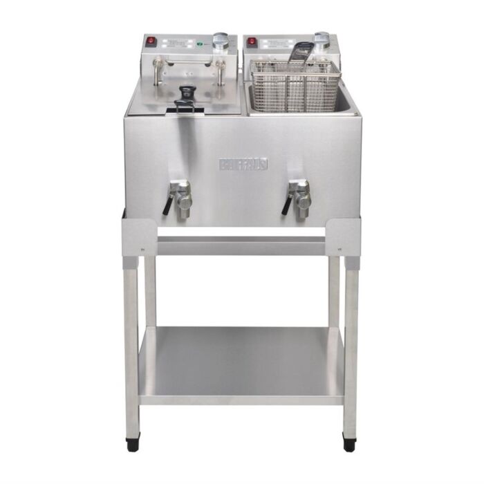 Buffalo onderstel voor dubbele friteuse (FC375 & FC377), 67(h) x 57,5(b) x 46,5(d)cm