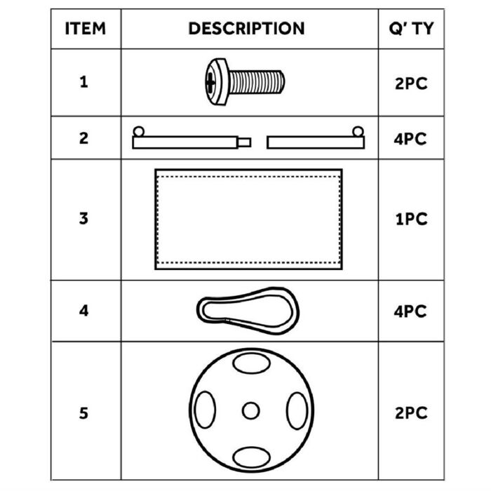 Bolero canvas afzetdoek donkerblauw, 70(h) x 143(b) x 2(d)cm