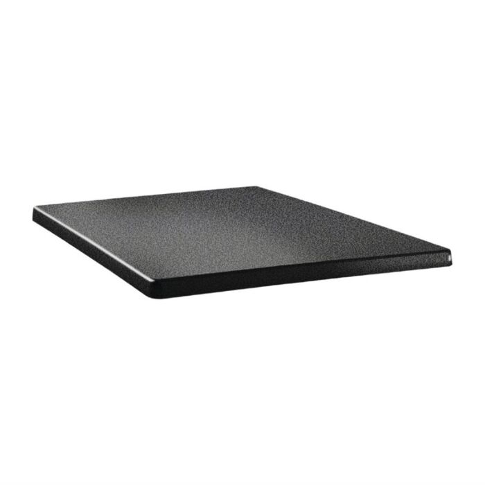 Topalit Classic Line vierkant tafelblad antraciet 60cm, 60(b) x 60(l)cm