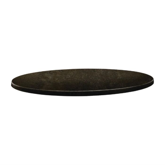 Topalit Classic Line rond tafelblad Cyprus metal 80cm, 80(Ø)cm
