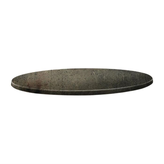 Topalit Classic Line rond tafelblad beton 70cm, 70(Ø)cm