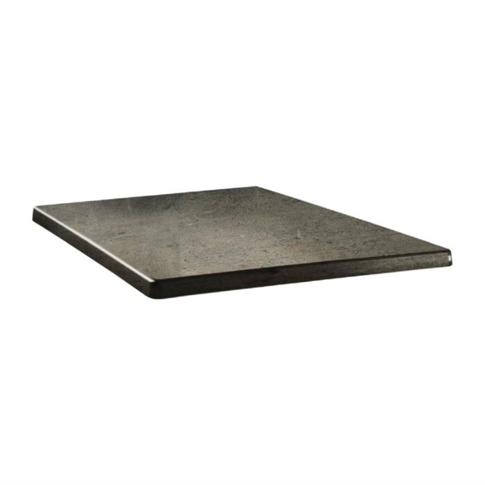 Topalit Classic Line vierkant tafelblad beton 60cm, 70(b) x 70(l)cm