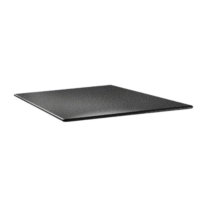 Topalit Smartline vierkant tafelblad antraciet 70cm, 70(b) x 70(l)cm