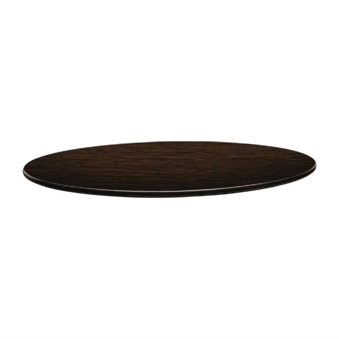 Topalit Smartline rond tafelblad wengé 70cm, 70(Ø)cm