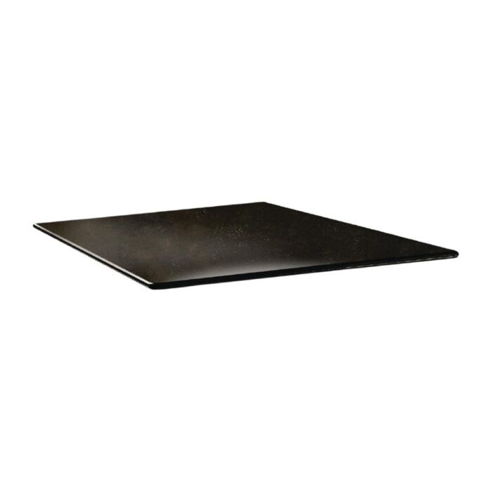 Topalit Smartline vierkant tafelblad Cyprus metal 80cm, 80(b) x 80(l)cm