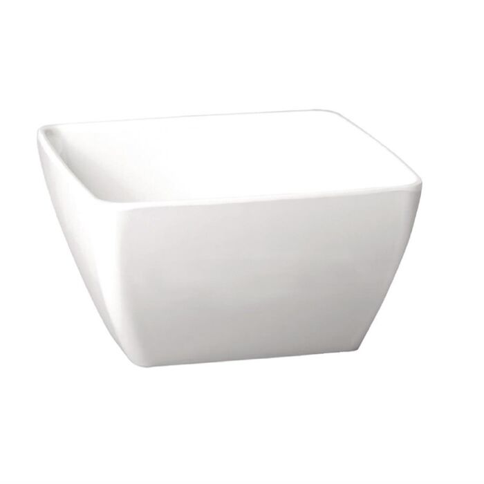 APS Pure vierkante melamine kom wit 12,5x12,5cm, 6,5(h) x 12,5(b) x 12,5(d)cm