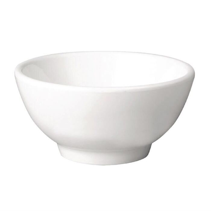 APS Pure ronde melamine kom wit 13cm, 6,5(h) x 13(Ø)cm