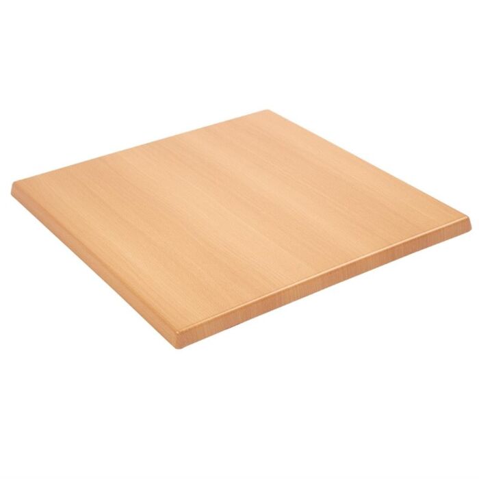 Bolero vierkant tafelblad beuken 60cm, 3(h) x 60(b) x 60(d)cm