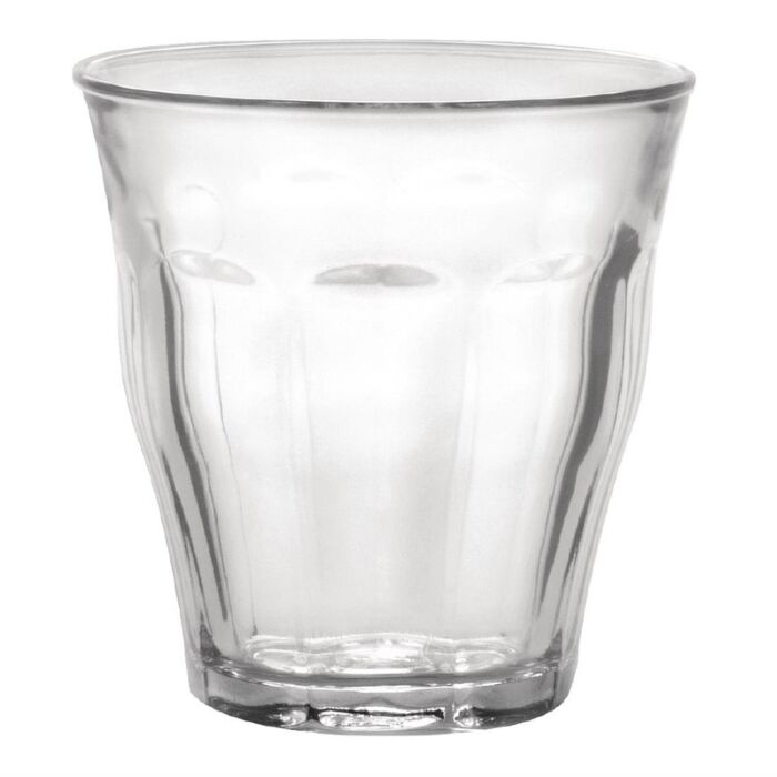 Duralex Picardie tumblers 25cl, 9(h) x 8,6(Ø)cm