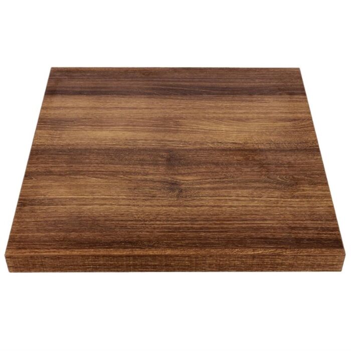 Bolero vierkant tafelblad Rustic Oak 70cm