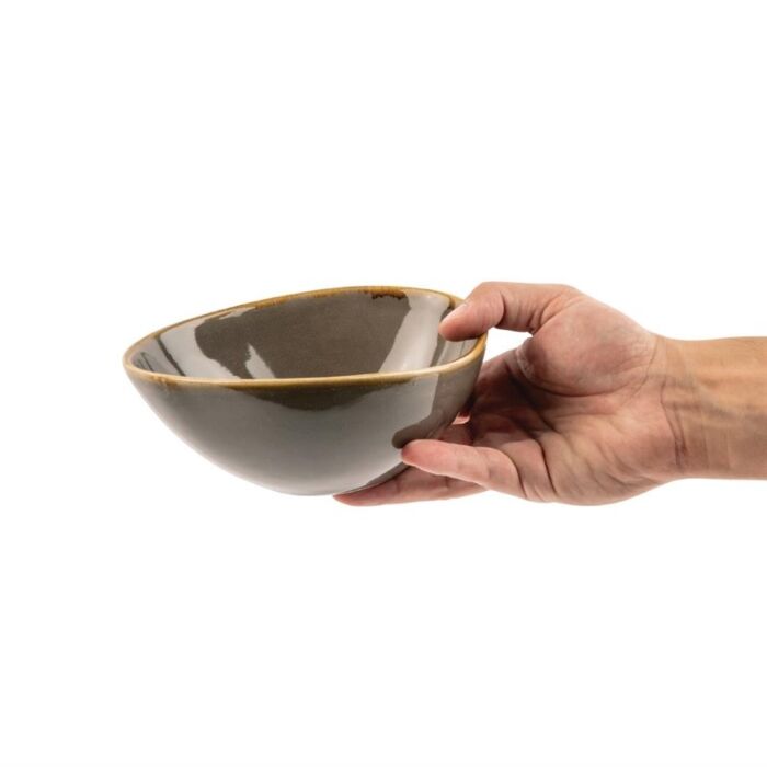 Olympia Kiln kommen grijs 16,5cm, 16,5(Ø) x 7,6(h)cm